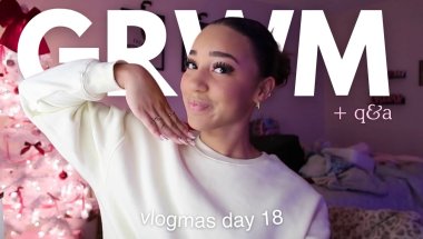 GRWM FOR SCHOOL & Q&A | vlogmas day 18