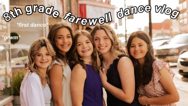8th GRADE FAREWELL DANCE GRWM+ VLOG