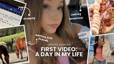 MY FIRST VLOG 🎀 day in my life *breakfast, grwm & time with friends 🌟