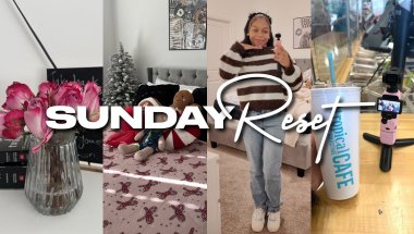 MY SUNDAY RESET ROUTINE | vlogmas day 7🎄! | grwm, church, tropical smoothie, cleaning, etc!