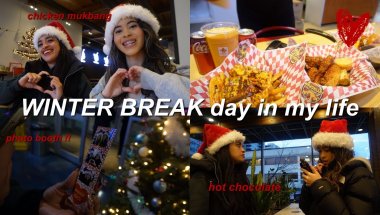 a WINTER BREAK day in my life + MUKBANG ( buying snacks, watching avatar ) VLOGMAS DAY 3 ❄🎄
