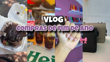 VLOG  COMIGO FIM DE ANO COMPRAS NO CENTRO + UNHAS 💅🏼 🙏🏼🤍