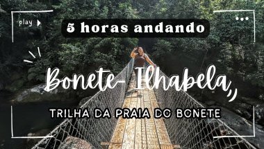 5 HORAS ANDANDO!! FIZ A TRILHA DA PRAIA DO BONETE 😱