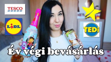 Évi végi utolsó bevásárlás / Tesco * Lidl * mini Tedi Haul 🛒🎊