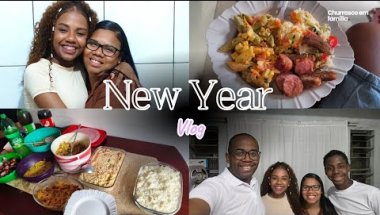 VLOG: MEU ANO NOVO 🥂 | Look, Make Prática e Churrasco em Família!