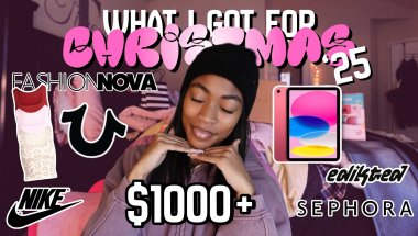 ⁺₊❆⋆ WHAT I GOT FOR CHRISTMAS '25 HAUL // pink ipad 🩷, true religion, skims + more // TijuanaNicole