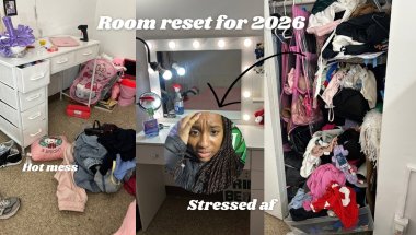 DEEP CLEANING MY ROOM FOR 2026 ✩ ₊˚🎧⊹♡ | reseting for the new year