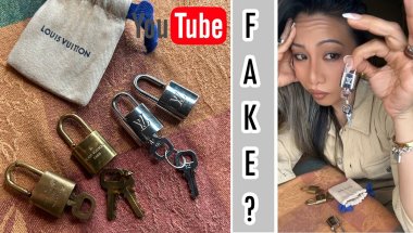 Vintage vs Latest  and Real vs fake  Louis Vuitton key