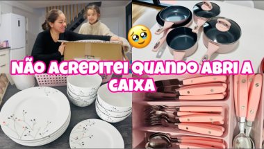 Um Recebido Surpresa de uma seguidora, Mais compras pra casa nova 🩷🥹
