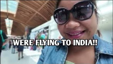 Flying to India