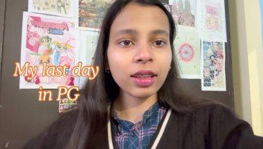 PG me mera last din 😌 | 100 Day vlog challenge 1/100