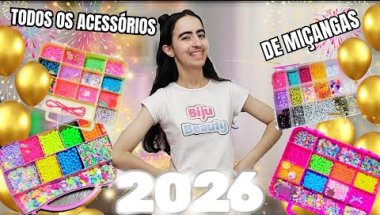 TODOS OS ACESSÓRIOS DE MIÇANGAS QUE FIZEMOS EM 2025! - Biju Beauty