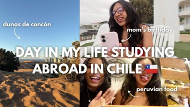 DIML studying abroad: sand boarding, fair 🛍️, peruvian food, away for mom's birthday 🇨🇱
