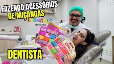 FAZENDO ACESSÓRIOS DE MIÇANGAS NO DENTISTA! - Biju Beauty