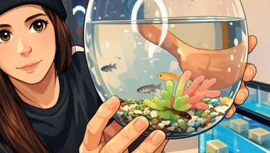 ESPERO QUE MEUS PEIXES NÃO COMA ELES VIVO