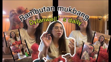 Mukbang ng rambutan pero naka braces mahirap yan
