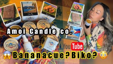 Amoi Candle co. Filipino inspired Nostalgic Scents. Unboxing and Review