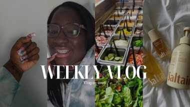 VLOG| I GOT BRACES! + GYM GIRLY + THERAPY SESSIONS+ NEW NAILSSS+ ULTA PICKUPS + TRYING CHOPT SALAD!
