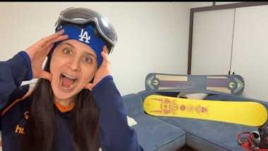 DEI UMA PANCHA DE SNOWBOARDING PARA MINHA NAMORADA !