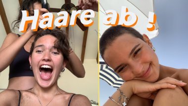 ich rasiere meine ganzen Haare ab!!! / Buzzing my hair off (mit Hilfe einer Küchenschere) !
