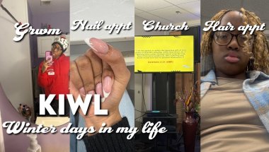 KICKING IT WITH LAY S1 Ep.5: Winter Days In My Life| grwm for work, nail appt, church, hair appt|