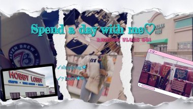 Spend a day with me/ RANDOM VLOGS 001♡ | hobby lobby, dollar tree, 7 brew .. etc