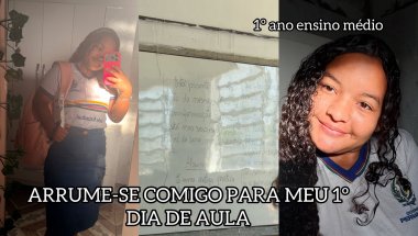 ARRUME-SE COMIGO PRIMEIRO DIA DE AULA NO ENSINO MÉDIO ✨