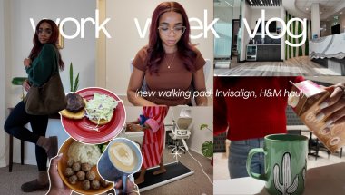 Realistic 9-5 work week vlog in Calgary 2026 | new walking pad, Invisalign, H&M haul, & more