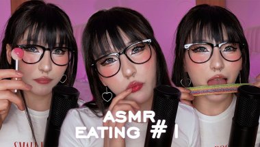 ASMR Stuffing Bad Foods in My Braces Mouth