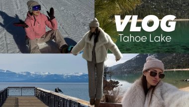 VLOG // Классная поездка на озеро Тахо // Катаемся на сноубордах //