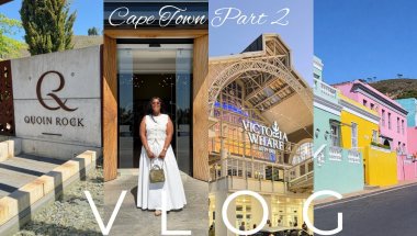VLOG || PART 2 || WINE TASTING || QUOIN ROCK WINE ESTATE ||  BO -KAAP || V&A WATERFRONT SHOPPING ||