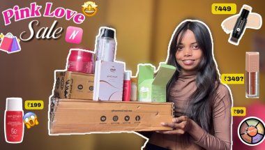 NYKAA pink love sale 2026💗| what i bought beauty, skincare at 50% off