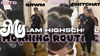 MY REALISTIC 5AM HIGHSCHOOL MORNING ROUTINE | grwm, skincare, ootd, chitchat, etc