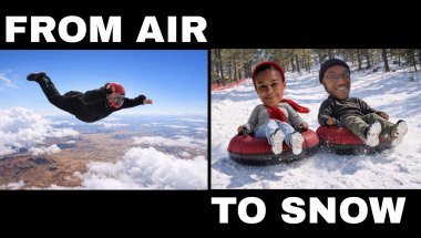 72hrs in Arizona! Skydiving & Snow Tubing☃️🌵