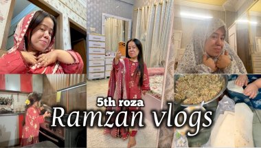 Ramzan vlogs | 6th roza | sary samosy hum ne banaye | reema aly vlog