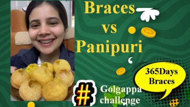 My Braces journey with panipuri #Can i eat panipuri with braces?#viral #teeth #braces #trending