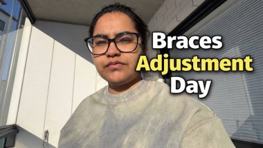 Braces Adjustment Day | Hygiene Tips Aur Ammi Ne Special Khana Banaya #braces #vlog #lifeabroad