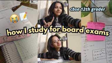 Board Exam Study Vlog 🤡 (full chaos) cbse class 12 commerce 🌟