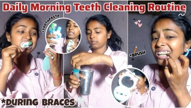 😨🪥How to Clean Your Teeth During Braces || Daily Morning Routine( Part 1)Miss Archu Vlogs #trending
