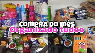 COMPRA DO MÊS - ORGANIZADO TUDOO💓