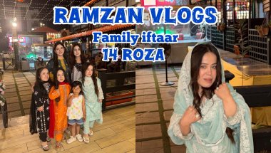 Ramzan vlogs | ramzan day 14 | family iftaar party | bhai ka face reveal hojaye?? | reema aly vlog