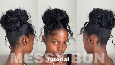Quick and easy Messy Bun | Ep3 of 7 days YamaPhondo