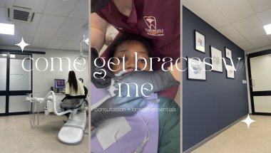 come get braces with me | consultation + braces essentials | detailed