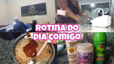 VLOG:ROTINA DO DIA COMIGO - (LAVA O CABELO, CÍLIOS, LIMPEZA, MACARRONADA DE SARDINHA)❤️