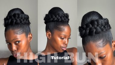Braided Bun tutorial | Ep5 of 7 days YamaPhondo
