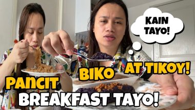 BREAKFAST VLOG! PANCIT + BIKO + TIKOY! KAIN TAYO! Abengvlogs #subscribe