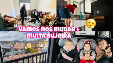 Vamos mudar de novo, Muita sujeira😮‍💨 Expliquei por que não fiz tour do AP atual, Diário mudança P1