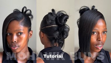 Mohawk Buns with a side bang | Ep6 of 7 days YamaPhondo