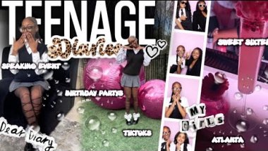 Dear Diary ♡ | Teenage diaries 003 | sweet sixteen, friends,shopping | AIYAHLENA