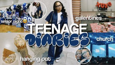 TEENAGE DIARIES 007 ✰ | weekend in my life! | hanging out, senior night, galentines, church, etc!